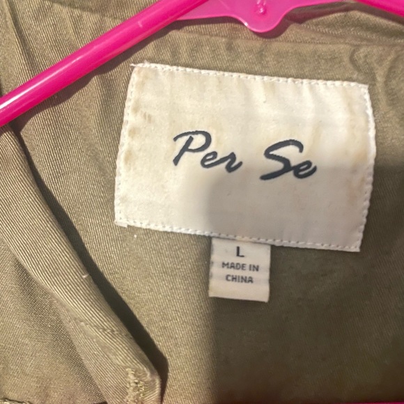 Army green zip/button vest - Picture 6 of 8